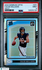 2024 Panini Donruss Optic Caleb Williams #201 Holo PSA 9