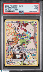 2022 Pokemon Sword & Shield Silver Tempest Smeargle Fa Silver Tempest PSA 9 #TG10