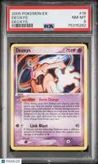 2005 Pokemon EX Deoxys Deoxys #16 Deoxys PSA 8