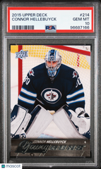 2015 Upper Deck Connor Hellebuyck #214 PSA 10