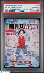 2026 One Piece Promos Monkey D. Luffy Coll Basketball: Us Voyage PSA 10 #055