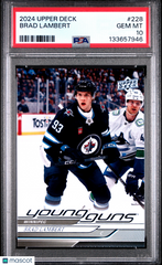 2024 Upper Deck Brad Lambert #228 PSA 10