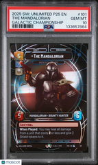 2025 Star Wars: Unlimited P25 EN-Promos The Mandalorian Galactic Championship PSA 10 #101