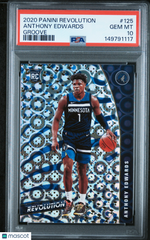 2020 Panini Revolution Anthony Edwards #125 Groove PSA 10