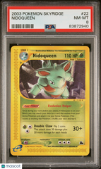 2003 Pokemon Skyridge Nidoqueen #22 PSA 8