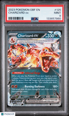 2023 Pokemon Obf EN-Obsidian Flames Charizard EX PSA 9 #125