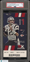 2017 N.E. Patriots/Sep.7-Full Did Not Play 1ST Game In Uniform PSA 1.5