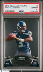 2012 Bowman Sterling Russell Wilson #5 PSA 10