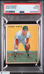 1933 Goudey Hugh Critz #238 PSA 4