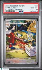 2024 Pokemon Tef EN-Temporal Forces Charjabug #169 Illustration Rare PSA 10