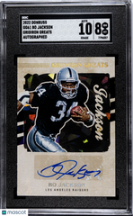 2022 Donruss Bo Jackson #GG61 Gridiron Greats Autograph SGC 8 Auto 10