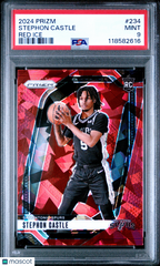 2024 Panini Prizm Stephon Castle #234 Red Ice PSA 9