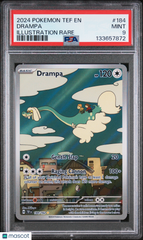 2024 Pokemon Tef EN-Temporal Forces Drampa Illustration Rare PSA 9 #184