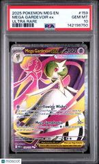 2025 Pokemon Meg EN-Mega Evolution Mega Gardevoir EX Ultra Rare PSA 10 #159