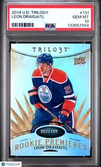 2014 Upper Deck Trilogy Leon Draisaitl #131 287/799 PSA 10