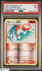 2007 Pokemon Diamond & Pearl Mysterious Treasures Quilava-Rev. Foil #60 Mysterious Treasures PSA 7