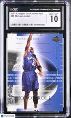 2001-02 Upper Deck Honor Roll Michael Jordan #90 CGC 10