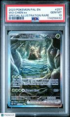 2023 Pokemon Pal EN-Paldea Evolved Wo-Chien EX #257 Special Illustration Rare PSA 10