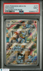 2023 Pokemon Mew EN-151 Machoke #177 Illustration Rare PSA 9