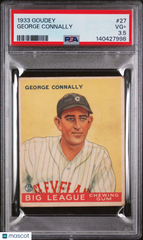 1933 Goudey George Connally #27 PSA 3.5
