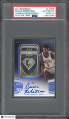 2021 Panini Eminence Logoman Autographs Oscar Robertson #LAORB 08/10 PSA A Auto 10
