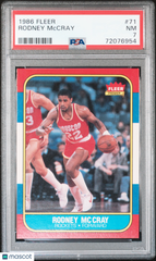 1986 Fleer Rodney Mccray #71 PSA 7