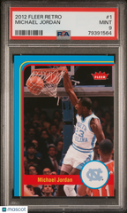 2012 Fleer Retro Michael Jordan #1 PSA 9