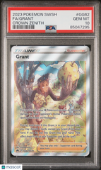 2023 Pokemon Sword And Shield Crown Zenith Grant #GG62 Fa Crown Zenith PSA 10