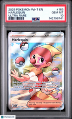 2025 Pokemon WHT EN-White Flare Harlequin Ultra Rare PSA 10 #163