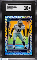 2021 Donruss Optic Micah Parsons #245 Stars Prizm SGC 10