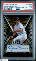 2023 Leaf Exotic Autographs Mariano Rivera #BAMR2 Tiger Kaleidoscope 1/1 PSA 7