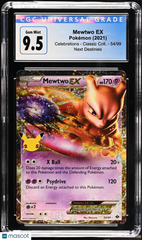 2021 Pokemon Mewtwo EX #54/99 CGC 10