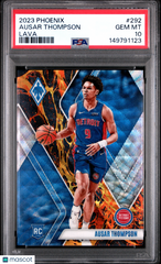 2023 Panini Phoenix Ausar Thompson #292 Lava PSA 10