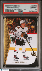 2023 Upper Deck 1994-95 Rookie Die-Cuts Connor Bedard #RDT19 PSA 10