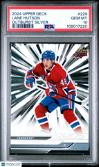 2024 Upper Deck Lane Hutson #229 Outburst PSA 10