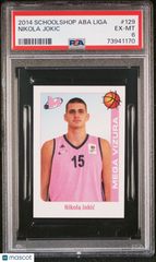 2014 Schoolshop Aba Liga Nikola Jokic #129 PSA 6