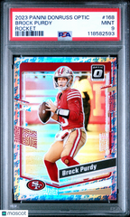 2023 Panini Donruss Optic Brock Purdy #168 Rocket PSA 9