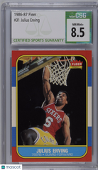 1986-87 Fleer Julius Erving #31 CGC 8.5