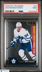 2016 O-Pee-Chee Platinum Auston Matthews #151 PSA 9