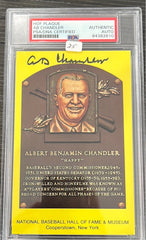 HOF Plaque, AB "Happy" Chandler, PSA/DNA Authentic