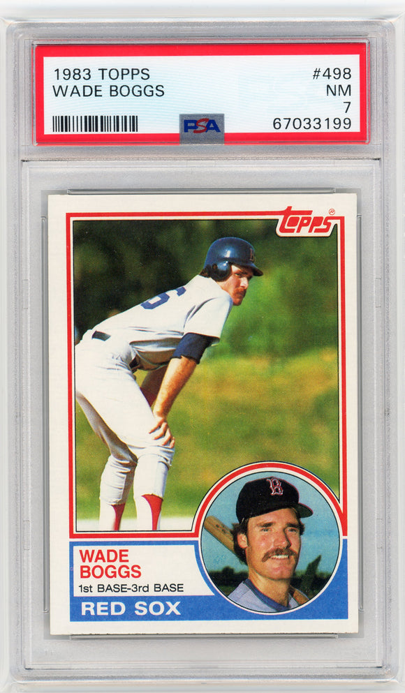 1983 Topps #498 Wade Boggs PSA 7