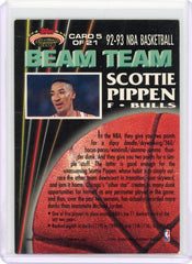 1993 Topps Stadium Club Basketball, Beam Team, Scottie Pippen Lazer, #5