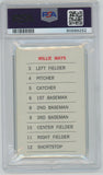 1970 Milton Bradley Willie Mays PSA 8