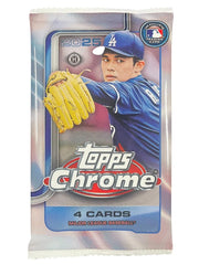 2025 MLB Topps Chrome Hobby Pack