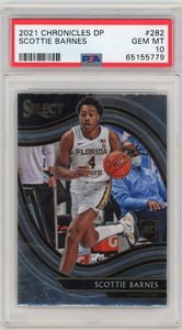2021 Chronicles DP Scottie Barnes #282 PSA 10 Select