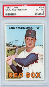 1967 Topps Carl Yastrzemski PSA 6 EX-MT