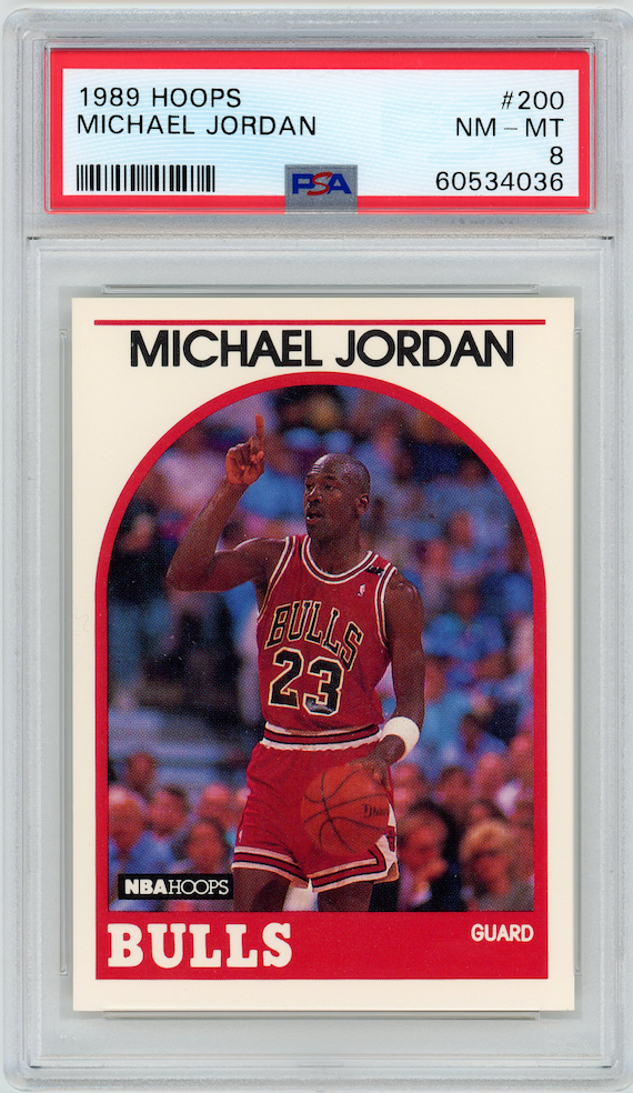 1989 Hoops Michael Jordan #200 PSA 8 NM-MT