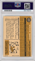 1960 Topps Baseball, Willie Mays, PSA 6