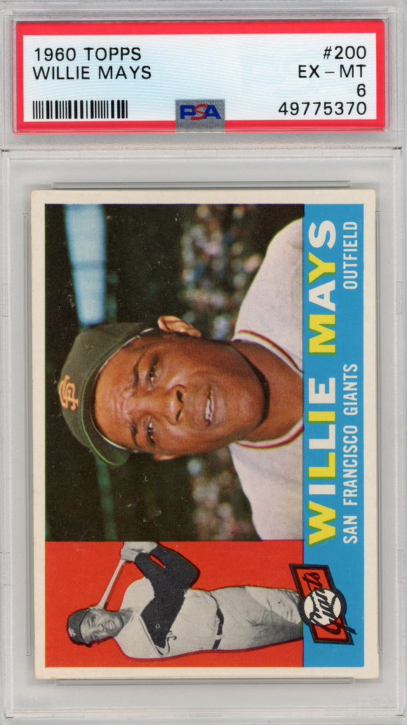 1960 Topps Willie Mays PSA 6 EX-MT