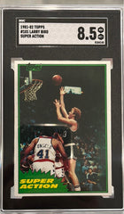 1981 Topps Basketball, Larry Bird, #101, SGC 8.5